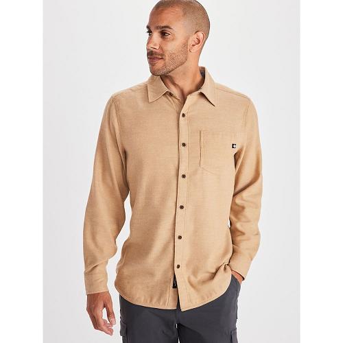 Marmot Hobson Shirts For Mens Yellow GLO708315